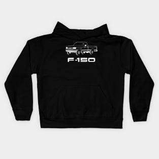 1987-1991 F150 White Print Kids Hoodie